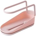 thumbnail image 1 of Multi-Purpose Organization Sponge Kitchen Organizer Towel Rack Storage Shelf Drain Rack Kitchen Organizer(Pink), 1 of 7