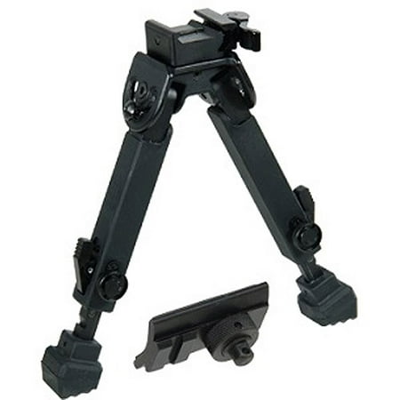 UTG Rubber Armored Full Metal QD Bipod, Height 6.0