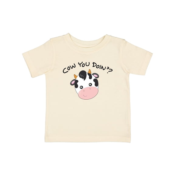 Inktastic Cow You Doin'? Cute Cow Boys or Girls Baby T-Shirt