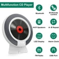 Portable CD Player with Speakers,Wall Mounted Bluetooth CD Player with