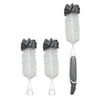 Baby Brezza Wire Baby Bottle Cleaning Brush - Handle and 3 Brush Heads