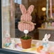 thumbnail image 1 of Decoraciones de Pascua, Adornos de Pascua, Regalos de Pascua Decoración cómoda para macetas de Pascua Adornos tejidos, 1 of 8