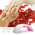 thumbnail image 2 of Sunuv 24w Light LED Nail Dryer Curing Lamp for Fingernail & Toenail Based Polishes with Sensor  30s 60s Timer SUN9C, 2 of 9