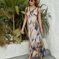 thumbnail image 3 of Seashell On The Beach Sleeveless Dress Woman Fashion Long Dresses Women's Summer Suit Dress 2025, 3 of 7