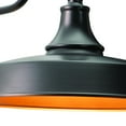 thumbnail image 5 of Vaxcel Dorado 1 Light Dusk to Dawn Bronze Gold Farmhouse Barn Dome Outdoor Wall Lantern, 5 of 6