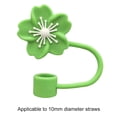 thumbnail image 3 of Cubierta Paja Flores Adorno 10 Mm Punta para La Copa () Verde, 3 of 3