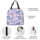 thumbnail image 4 of Easygdp Winter With Snowflakes Bolsa Térmica Premium - Tela Oxford Impermeable, Gran Capacidad, Bolsillo Frontal, Unisex para Trabajo, Escuela, Actividades al Aire Libre y Picnics, 4 of 8