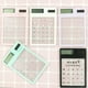 thumbnail image 4 of Mini calculadora de 1 pieza, bonita calculadora de energía solar transparente ultrafina de dibujos a Irfora Calculadora, 4 of 7