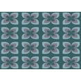 thumbnail image 1 of Ahgly Company Machine Washable Indoor Rectangle Transitional Blue Koi Blue Area Rugs, 2' x 4', 1 of 7