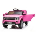thumbnail image 4 of Battery Cars for Kids, 12 Volt Ride on Toys with Remote, Powers Ride on Cars for Boys Girls Ages 3-5, Pink Electric Vehicle Ride on Truck, Kids Car with Lights/Music, 4 of 12