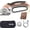 Mocha, variant on 4V Cordless Electric Scissors Cardboard Cutter with 2 Blades,Storage Case,Rotary Cutter for Box Plastic Carpet Fabric, Easy to Hold and Safe,Mocha