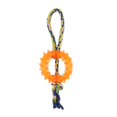 thumbnail image 2 of Cuerda Dog Chew Rope Dentición, Limpieza Y Tiempo De naranja, 2 of 9