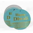 thumbnail image 2 of Inkdotpot Real Gold Foil Happy Diwali Tags Favor Hang Paper Tags 50 Pieces, 2 of 6