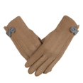 thumbnail image 1 of Guantes cálidos de otoño e invierno para hombres y mujeres, de terciopelo de conejo, de moda para exteriores, para montar a caballo, con forro polar, gruesos, a prueba de frío, con pantalla táctil, 1 of 6