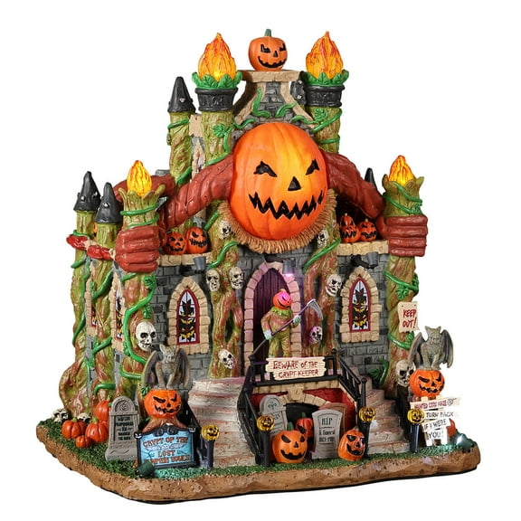 Lemax Village Collection Crypt Of The Lost Pumpkin Souls, With 4.5V Adaptor #25841
