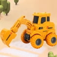 thumbnail image 3 of Jacenvly Toys for 1 + Year Old Boy Simulation Engineering Car Press Walking Toy Engineering Car Pull Back Children Toy Car, 3 of 8