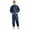Navy Blue, variant on Men's One Piece Work Coveralls Jumpsuits Long Sleeves Front Zipper One Piece Work Uniform Light Green L