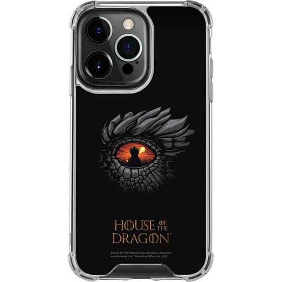 Skinit HBO House of the Dragon Burning Dragon iPhone 14 Pro Clear Case