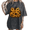 2-Black, variant on Bow Pumpkin Skull Vintage Acid Wash Graphic Tee Womens Relaxed Crew Neck Halloween Short Sleeve Shirt