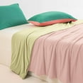thumbnail image 4 of Ice Silk Summer Quilt 200 cm x 150 cm Cooling Lightweight Polyester Bedding for Home Dormitory Use, 4 of 8