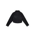 thumbnail image 2 of Wonder Nation Girls Washed Black Denim Jacket, Sizes 4-18 & Plus, 2 of 2