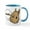 White/Blue Inside, variant on CafePress - Rabbit Meh - 11 oz Ceramic Mug - Novelty Coffee Tea Cup