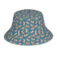 thumbnail image 1 of Balery Corgi with Flowers Sombreros para el sol para hombre y mujer, sombrero de pescador con UPF 50+, 1 of 6