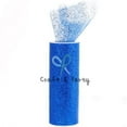 thumbnail image 2 of 2X 6" Glitter Tulle Roll Spool - Wedding Bow Decoration Craft 10 Yard-21 Colors Available, 2 of 2