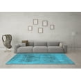 thumbnail image 3 of Ahgly Company Indoor Rectangle Oriental Light Blue Industrial Area Rugs, 8' x 10', 3 of 4