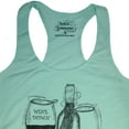 thumbnail image 4 of Wine Down Wine Lovers Themed Women's Racerback Tank Top (S), 4 of 4