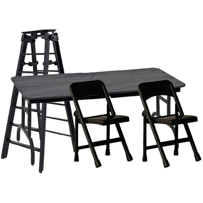 ザ・シールド　wwe フィギュア バリケード、チェア、テーブルセット Amazon.com: Ultimate Ladder, Table & Chairs Silver Playset
