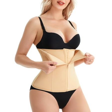 

KUMAYES Waist Trainer for Women Tummy Control Shaperwear Cincher for Weight Loss Corset Sweat Wrap Workout Shaper