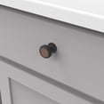 thumbnail image 4 of Belwith Keeler B077977 Reserve 1-1/4" Round Luxury Leather Cabinet Knob / Drawer Knob -, 4 of 7