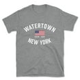 thumbnail image 1 of Watertown New York Patriot Men's Cotton T-Shirt, 1 of 1
