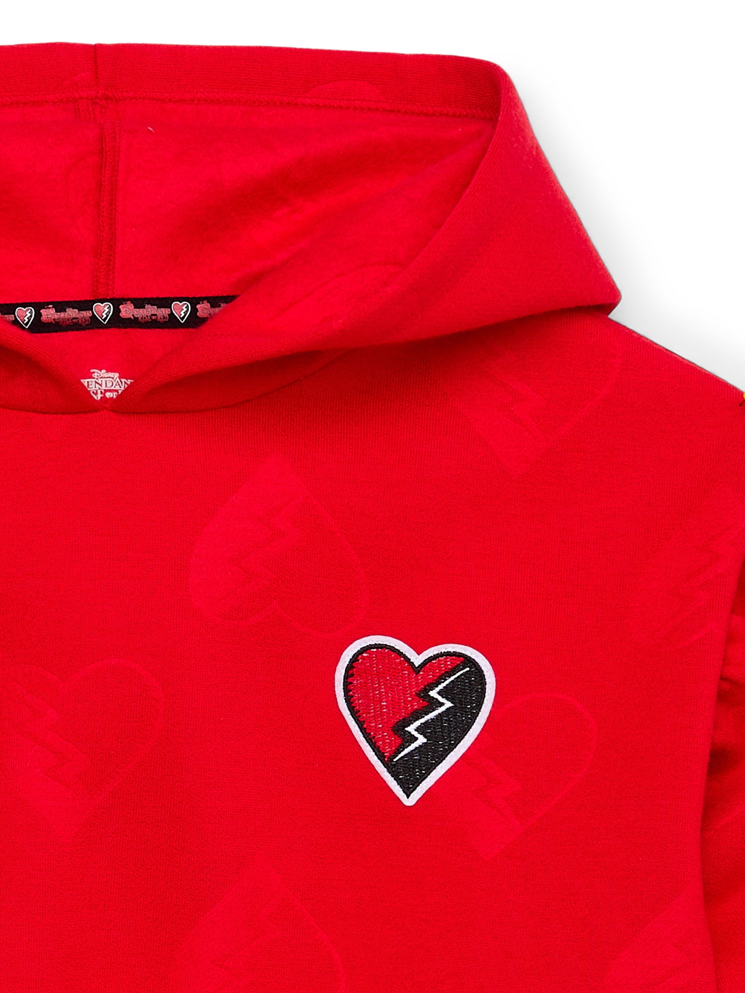 Disney Descendants The Rise of Red Girls' Fleece Hoodie Sweatshirt, Sizes 4-16
