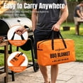 thumbnail image 3 of Gaspro 5-Layer Insulated BBQ Meat Resting Blanket, Dual Zipper Brisket Resting Bag with Side Pocket, Leakproof Reusable Smoker Meat Bag for Backyard BBQ, Camping, Tailgating, 3 of 11