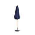 thumbnail image 6 of Cenote 9-ft Octagon Market Umbrella - Navy Blue - Breez-Tex Canopy, 6 of 10