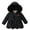 Black, variant on Girls Down Coat Size 8 Girls Down Vest North Face Children's Winter Coat Little Girl Cottonblend Jacket Thickened Fashion Down Cottonblend Jacket Girl's Medium Long Super Cute
