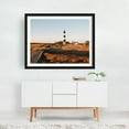 thumbnail image 2 of Bodie Island Lighthouse and Marsh 01 - North Carolina Photography Black Framed Wall Art Print 30 x 40 inches, 2 of 3