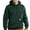Dark Green, variant on Men's Relaxed Fit Fleece-Lined Pullover Hooded Sweatshirt Comfortable and Soft