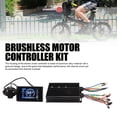 thumbnail image 3 of Brushless Motor Controller Kit, Aluminum Alloy Material Housing Brushless Motor Controller Kit 5000W Lightweight ABS Meter with LCD Display for Cycling, 3 of 7