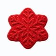 thumbnail image 2 of KKOUHVY Christmas Snowflake Shaped Floor Mat, Soft Fluffy Red Area Rug for Bedroom Living Room Fireplace, Winter Holiday Christmas Home Decoratons, 2 of 6