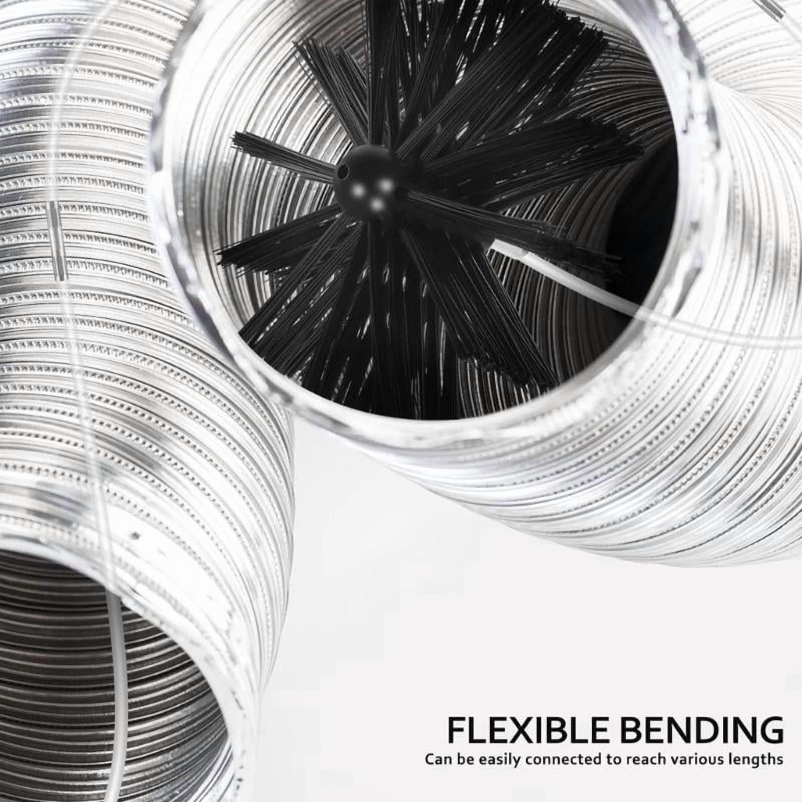 ANXPTIME Bendable Nylon Chimney Cleaning Brushes for Vent Pipes and Hard to Reach Area
