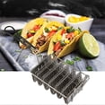 thumbnail image 2 of Taco basket, taco shells, holds 6 tortilla shells, taco stand with handles, 2 of 5