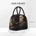 thumbnail image 2 of Easygdp Noble Style Bald Eagle Bolsa de Almuerzo Insulada Grande, Forro de Aluminio, Diseño Espacioso, a Prueba de Fugas, Ideal para Trabajo, Picnics, Viajes y Actividades al Aire Libre, 2 of 6