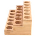thumbnail image 2 of Essential Oil Bottle Stand, 18 Holes Essential Oil Storage Box, Quick Find The Bottle Bamboo Secure Storage Seasoning For Home Kitchen Wonderful Tool, 2 of 8
