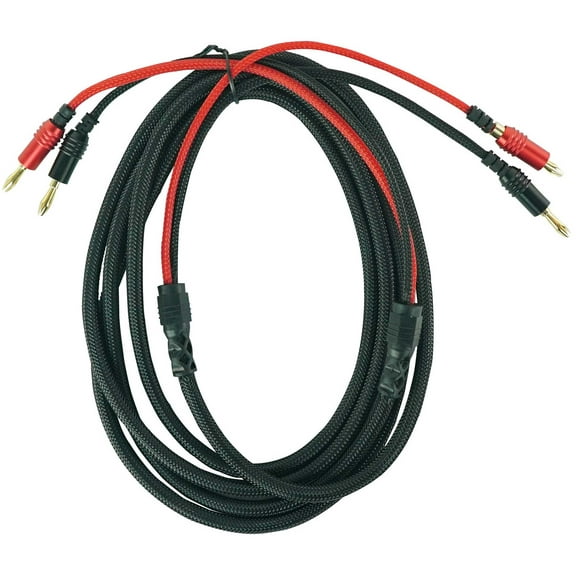 Rockville BN10 10' 14 AWG 100% OFC Copper Banana to Banana Braided Pro Cable