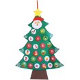 thumbnail image 1 of Felt Christmas Advent Calendar 24 Days Countdown Decorations Wall Hanging Ornament Home Decor, 1 of 6