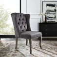 thumbnail image 2 of Modway Viscount Modern Accent Performance Velvet Dining Chair in Dusty Rose, 2 of 7