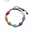 thumbnail image 2 of BadPiggies Braided Rope Bracelets 7 Chakra Stone Yoga Bracelet Reiki Healing Crystal Natural Gemstone for Women Girl, 2 of 10